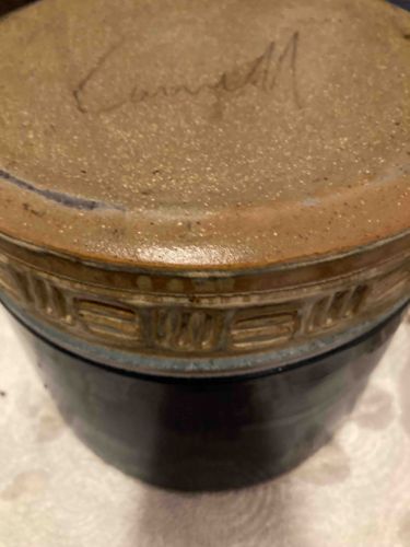 Signed Hand-Thrown Studio Pottery Jar