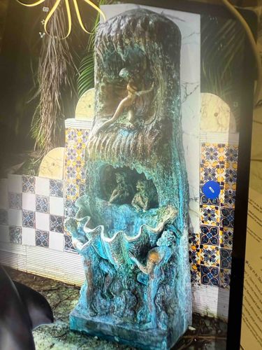 Bronze Grotto Fountain with Figurines