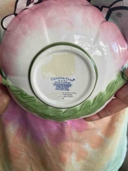 Charter Club Home Wild Flowers Pink Bowl