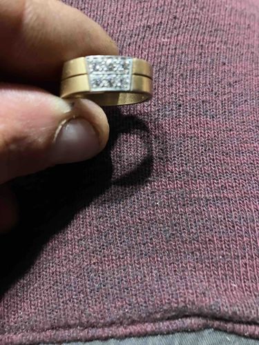 Men's 14k Gold Diamond Band Ring