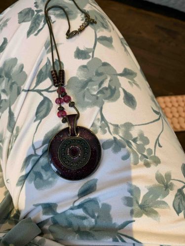 Bohemian Style Pendant Necklace with Beaded Accents