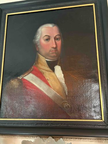 Antiquarian Portrait Painting of a Military Officer