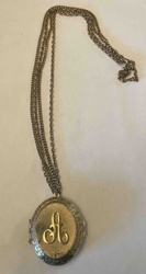 Kramer Initial 'A' Locket Necklace