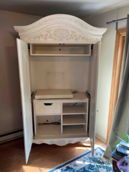 Shabby Chic Style Armoire/Entertainment Center