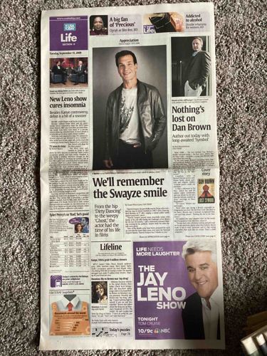 Newspaper 'Life' Section, September 15, 2009