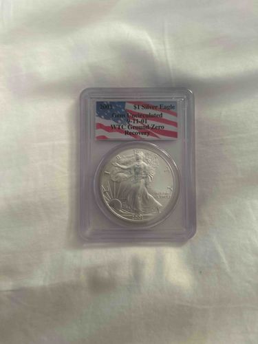 2001 $1 Silver Eagle 'WTC Ground Zero Recovery' Coin