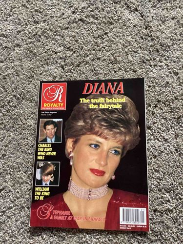 Royalty magazine featuring Princess Diana on the cover
