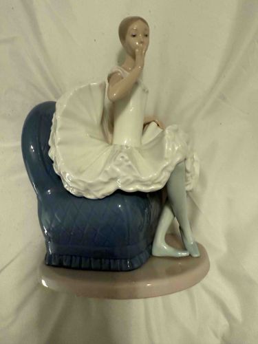 Seated Ballerina Figurine