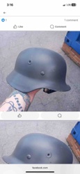 German Stahlhelm (WWII Era Helmet)