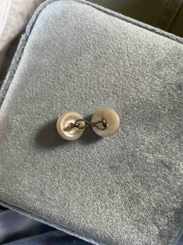 Mother-of-Pearl Button Cufflinks