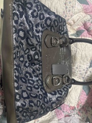 Coach Metallic Leopard Print Handbag