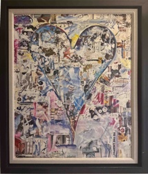Mixed Media Heart Collage