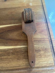 Vintage Wooden Pastry or Fondant Decorating Wheel