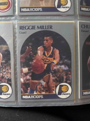 Reggie Miller 1990-91 NBA Hoops Basketball Card