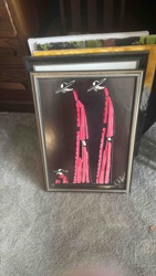 Framed 'Two Figures and a Small Companion' Print