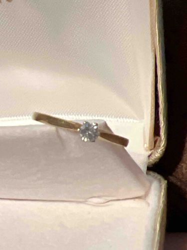 Solitaire Diamond Engagement Ring