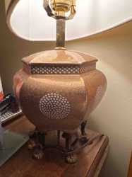 Vintage Bronze/Brass Table Lamp