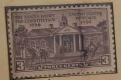 United States 1938 The States Ratify The Constitution 3 Cent Postage Stamp