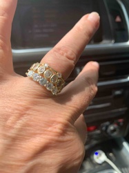Multi-Band Moissanite Ring