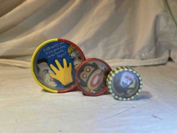 Collection of Three Vintage Tin Litho Maze Puzzles