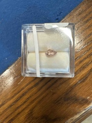 Rough Pink Diamond in Display Box