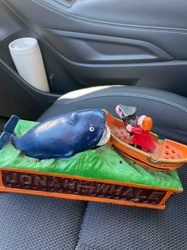 Jonah and the Whale Cast Iron Mechanical Bank