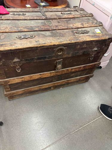 Vintage Wooden Trunk
