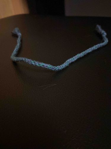 Handmade Blue, Purple, and Green Kumihimo Bracelet