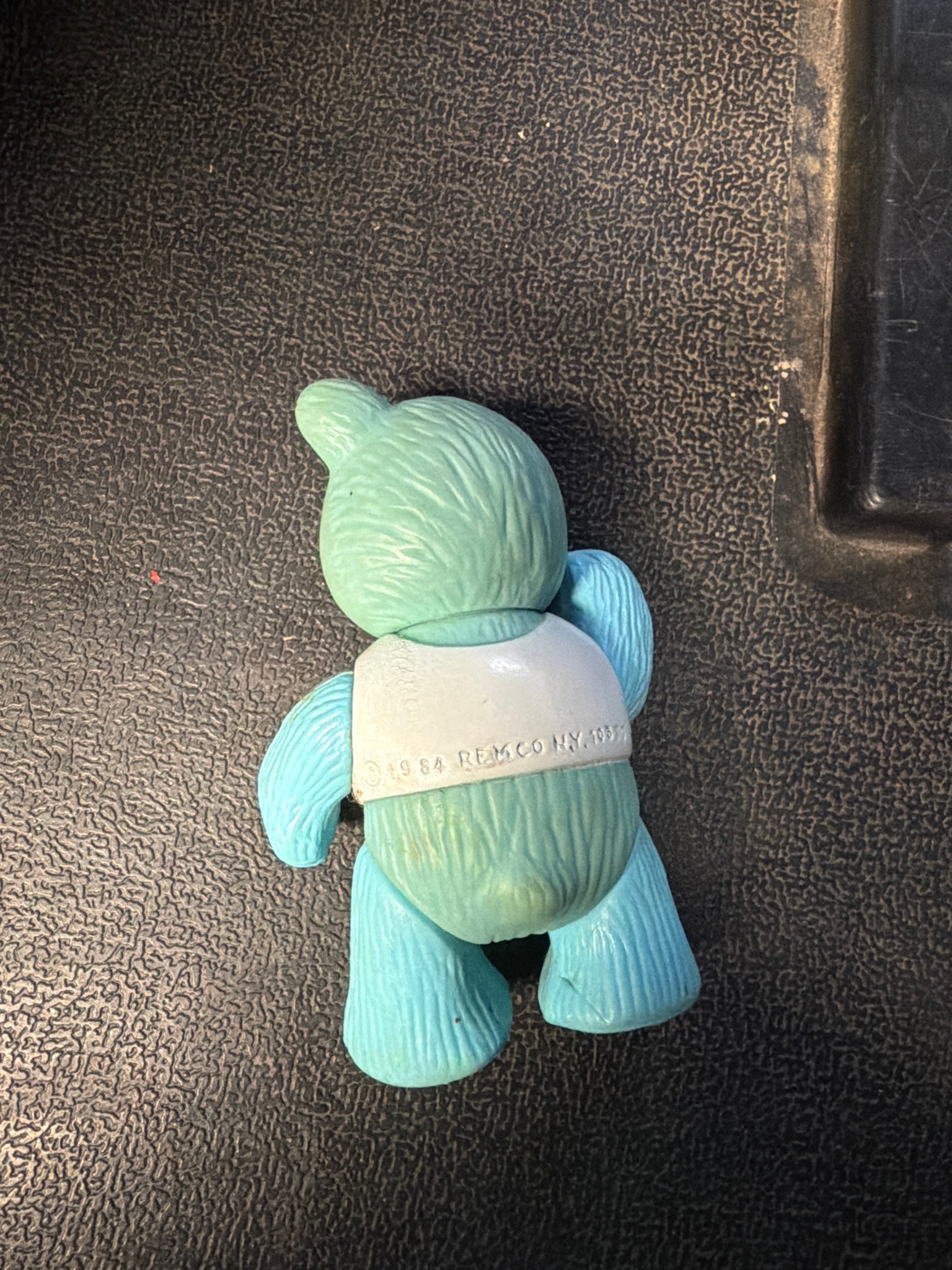 Submitted photo of Remco blue bear figurine (not authenticated)