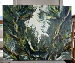 Abstract Wave Painting