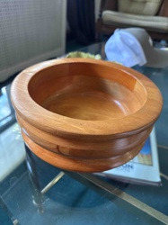 Turned Wooden Bowl