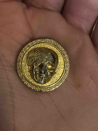 Medusa Head Button or Brooch Component