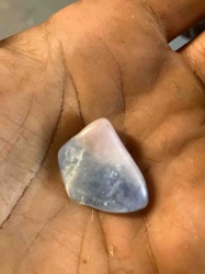 Blue and Pink Calcite Tumbled Stone