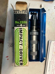 Vessel No. 2500 Impact Driver with Original Packaging