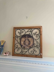 Ornate Framed Metal Wall Art