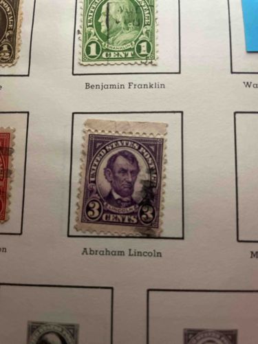 Abraham Lincoln 3 Cents US Postage Stamp