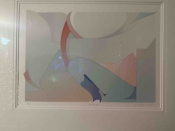 Abstract Geometric Serigraph, 'Sojourn'