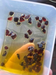 Rough Red Garnet Gemstones