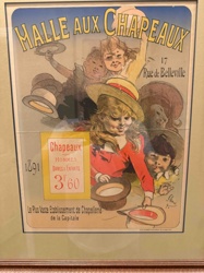 Halle Aux Chapeaux Reproduction Poster