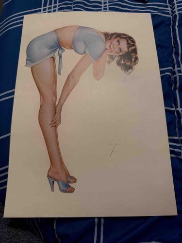 Pin-up Girl Art Print by Pruett