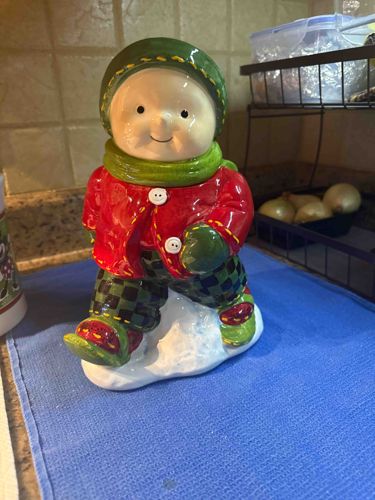 Mackenzie-Childs 'Patience Brewster' Dash Away Skier Figurine