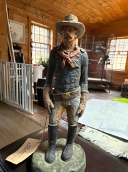 Michael German 'Cavalry Blue' Soldier Sculpture