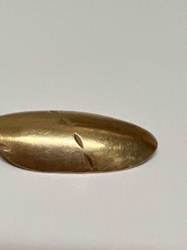 Brass Sand Dollar Pin/Brooch Element