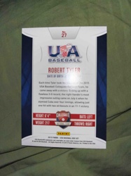 Robert Tyler 2015 Panini USA Baseball Box Set #27 Trading Card