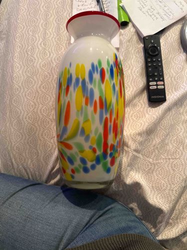 Confetti Artistic Art Glass Vase