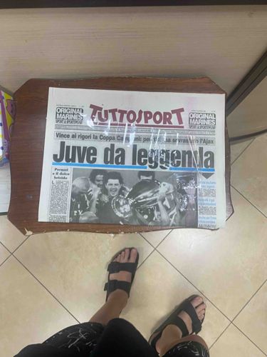 TUTTOSPORT Italian Newspaper (May 23, 1996) - Juventus Champions League Victory
