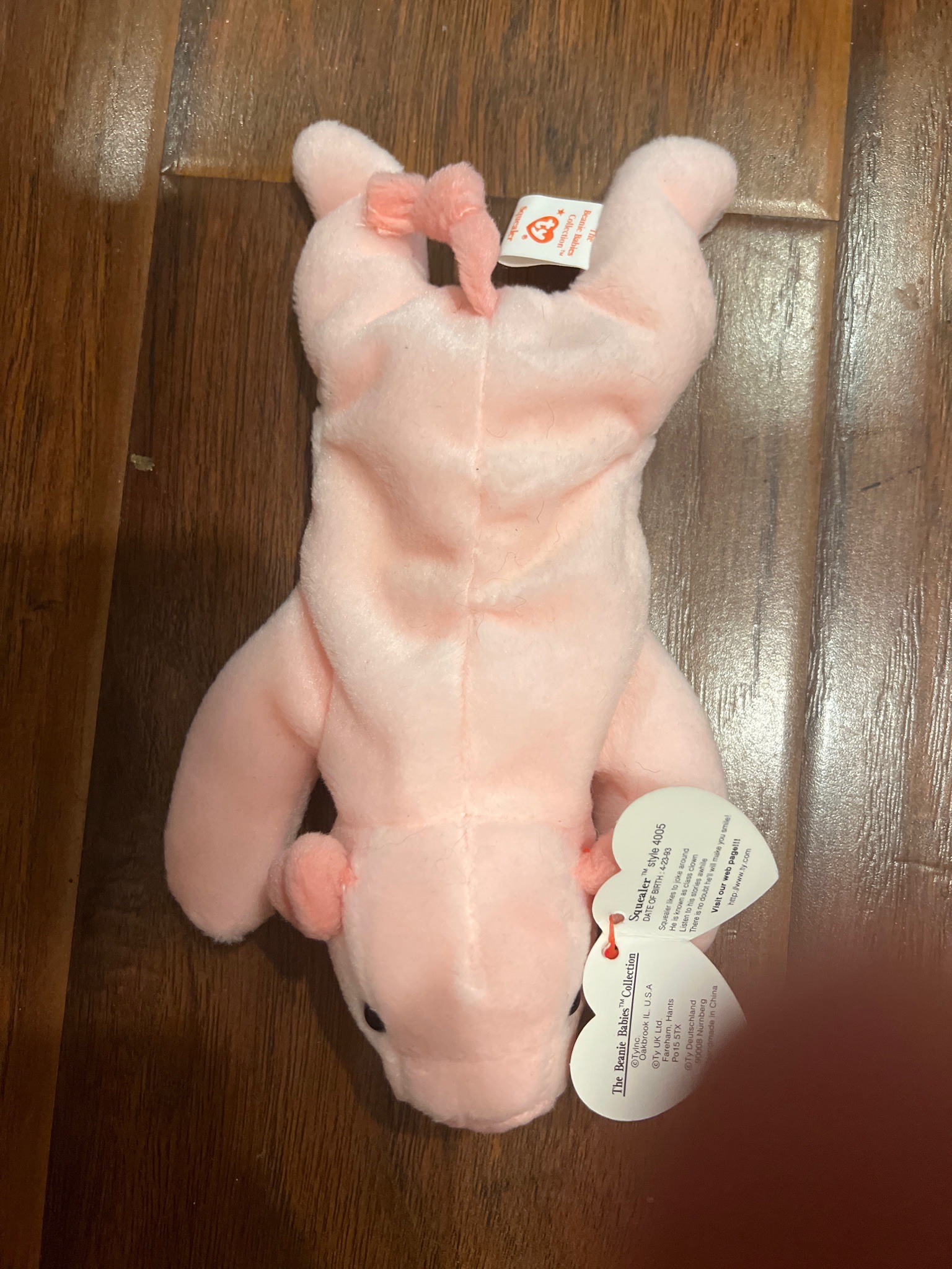 Submitted photo of Ty Beanie Baby 'Squealer' (not authenticated)