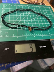 Black Seed Bead Wrap Bracelet or Necklace