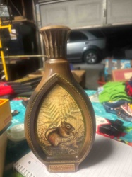 Beam's Choice Chipmunk / Squirrel Ceramic Decanter