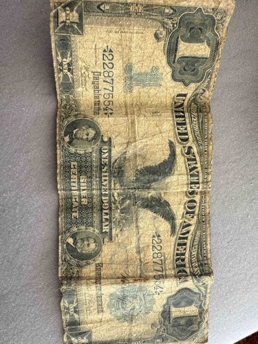 1899 Series "Black Eagle" One Dollar Silver Certificate (Circulated)